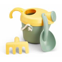 Jouet-Jeux de plein air-Set de jardinage Re:line – arrosoir, pelle et râteau en plastique recyclé