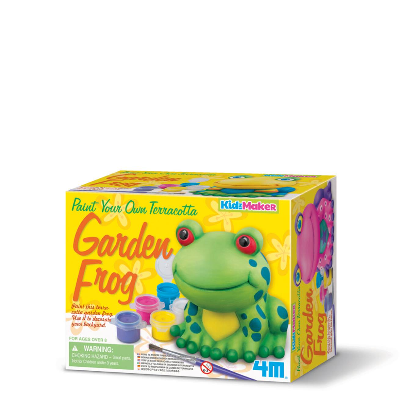 Kit Peindre Votre Grenouille De Jardin Multicolor