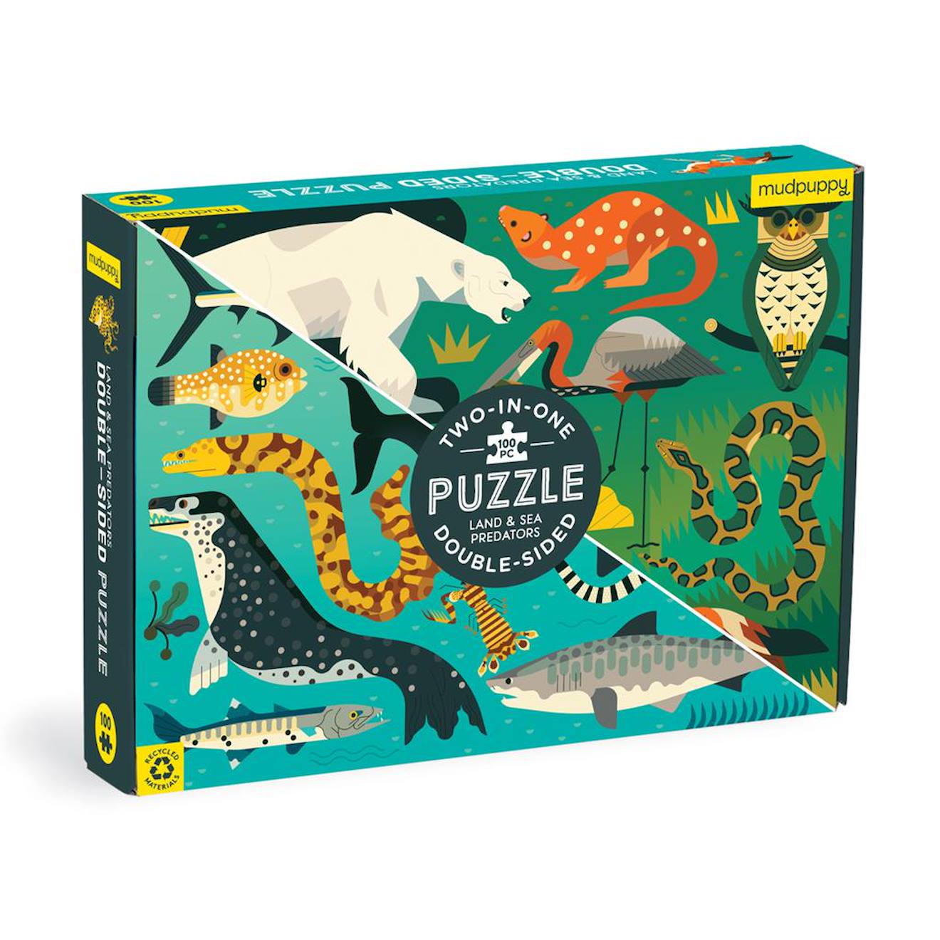 Puzzle 100 Pièces - Terre Et Mer Multicolor