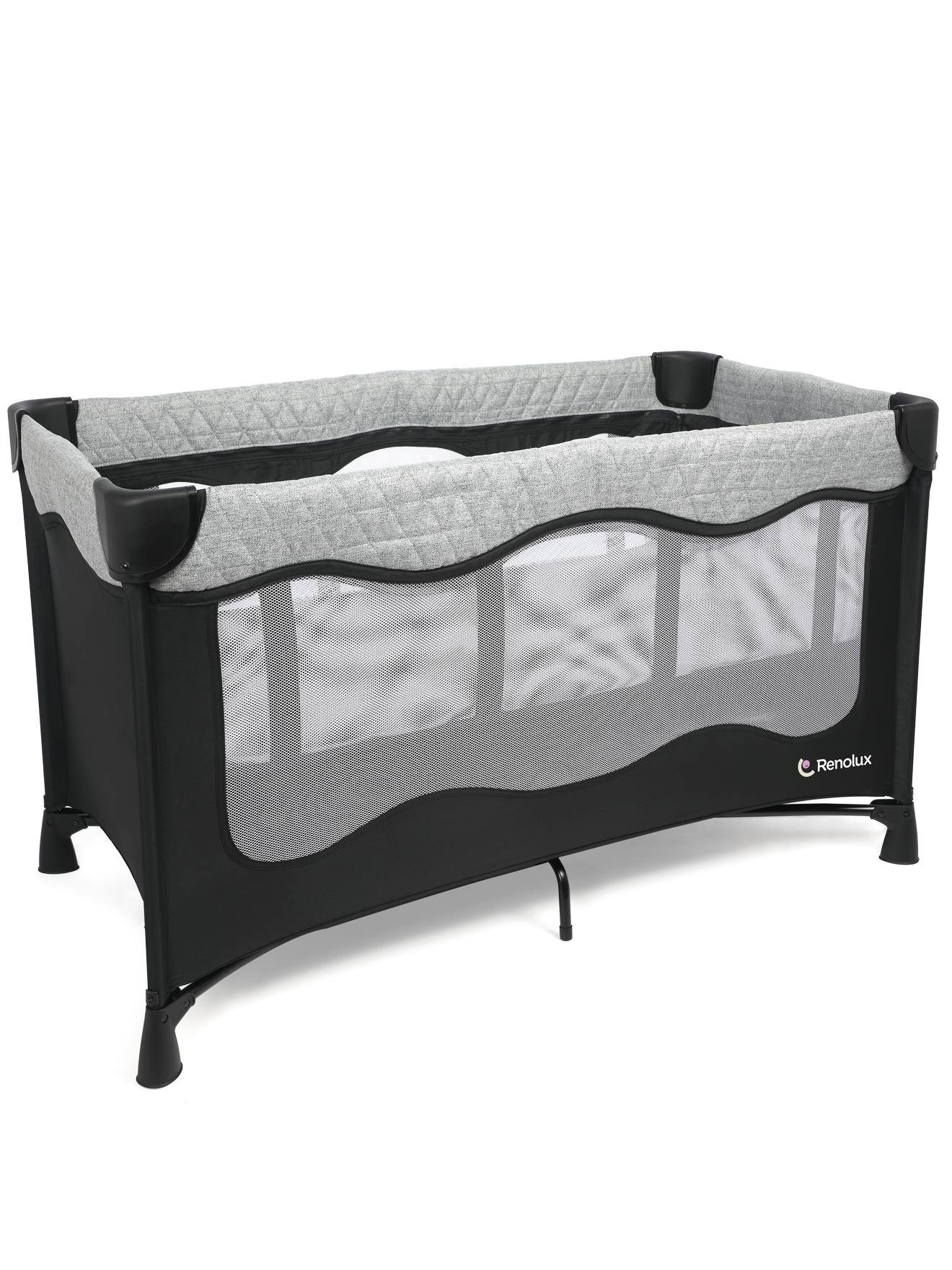 Lit Parapluie Bi-positions Pliage Rapide Xpress Padded Griffin (Renolux) - Couverture