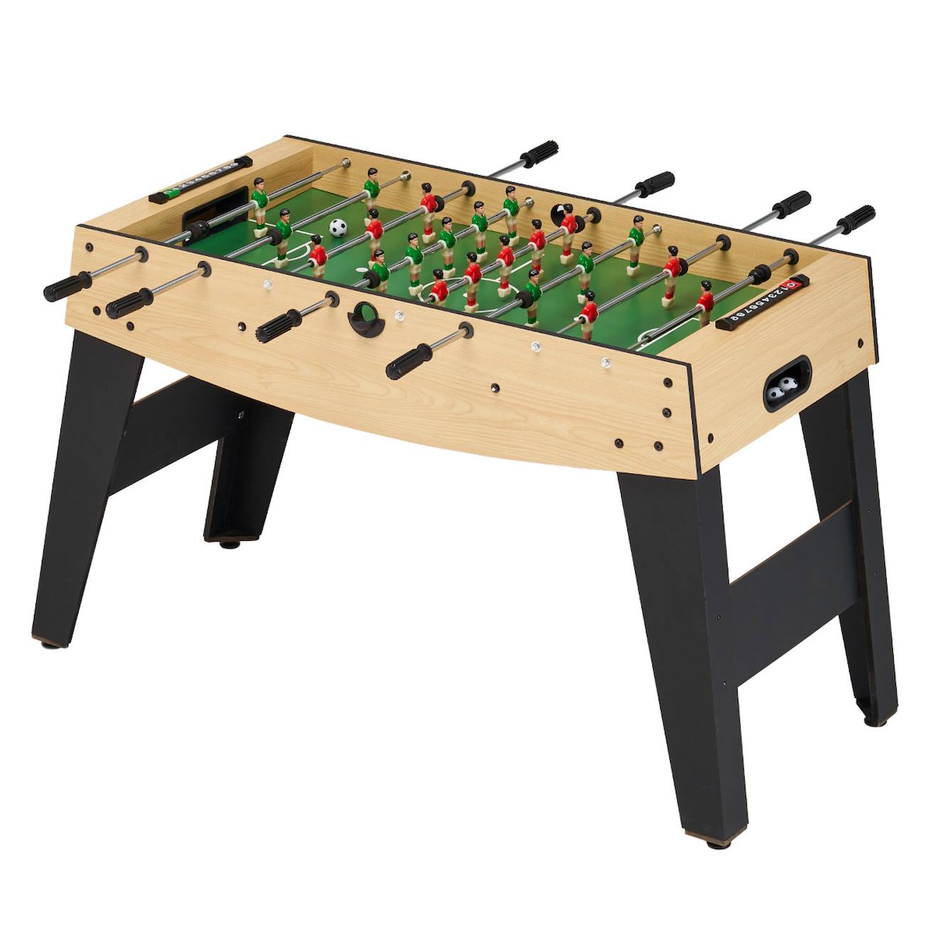 Kangui Babyfoot Enfant - Barres Télescopiques - 22 Joueurs - 3 Balles Incluses - 2 À 4 Joueurs Multicolor