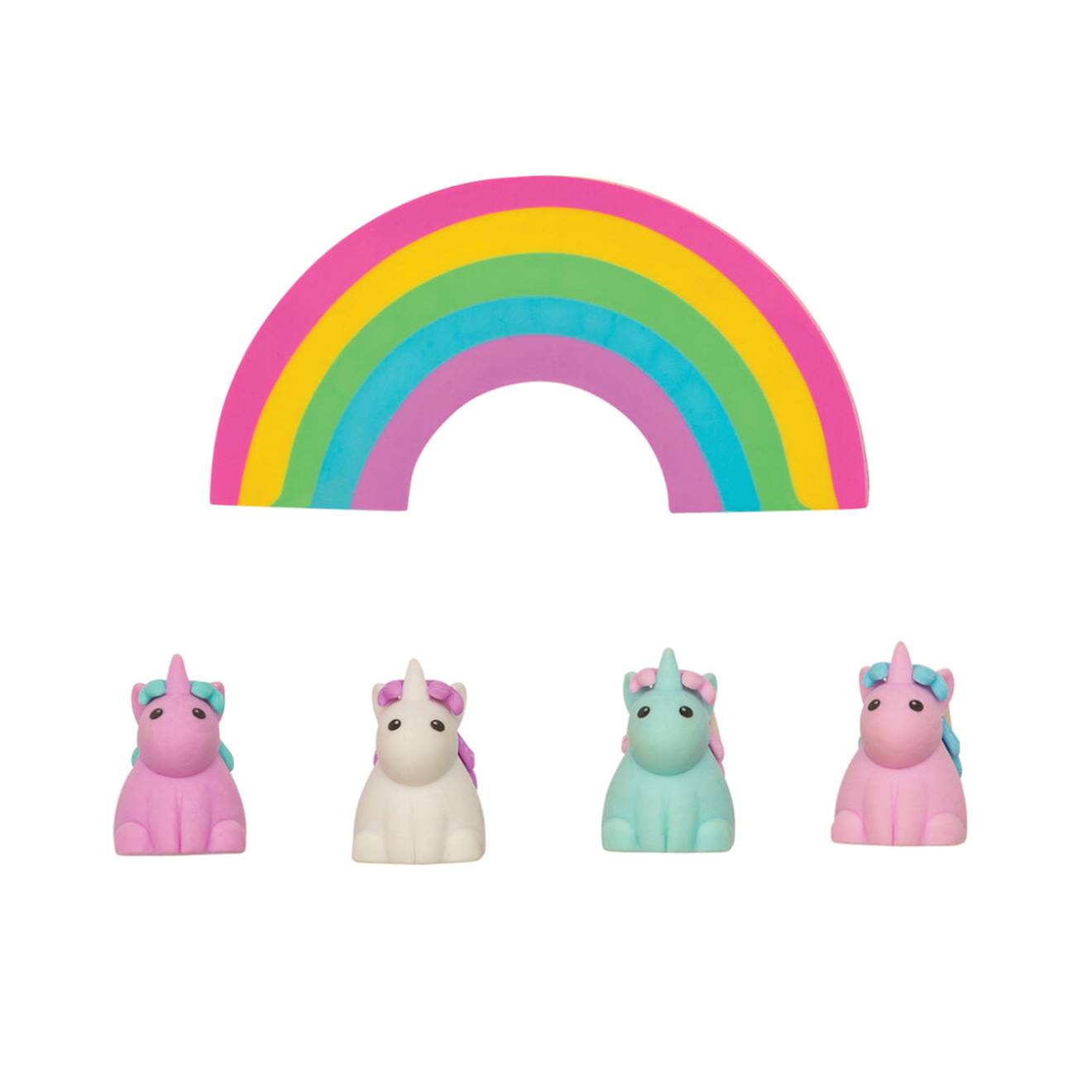 Set De 5 Gommes Parfumées Licornes Multicolor