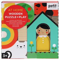 Jouet-Jeux éducatifs-Puzzles-Puzzle formes a la maison 8 pièces
