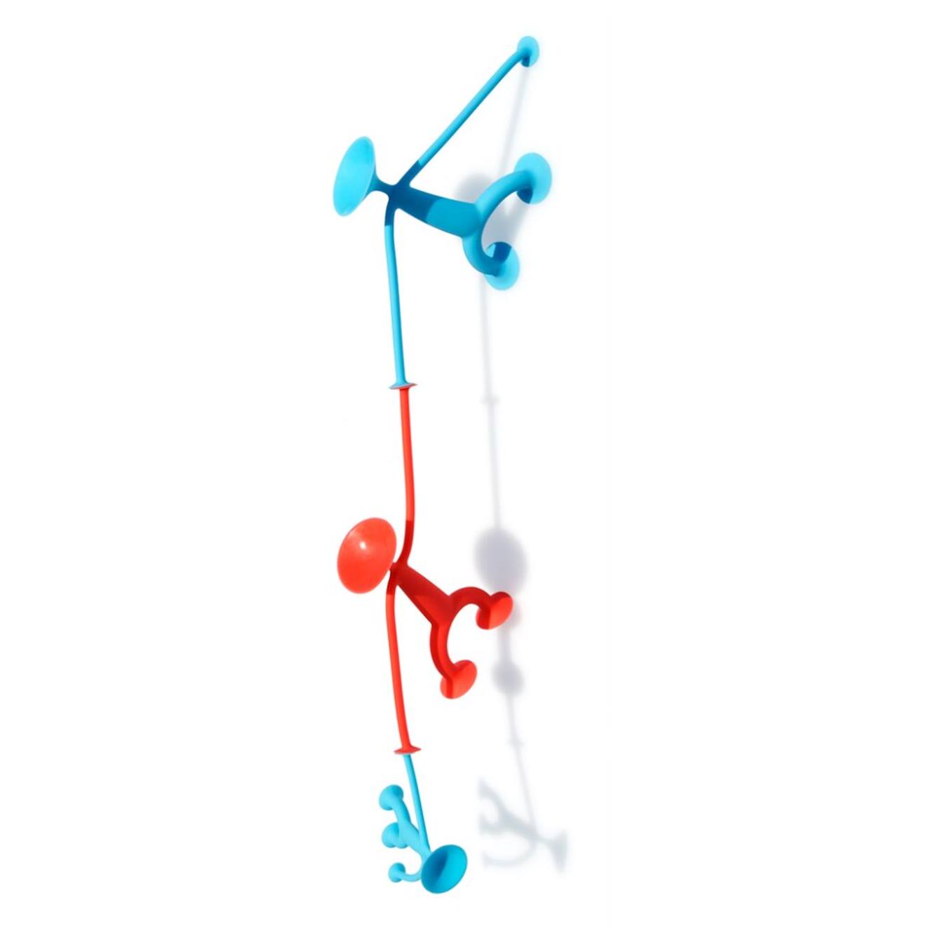 Oogi – Petit Personnage Extensible En Silicone Avec Ventouses Blue;red (Moluk) - Image 1