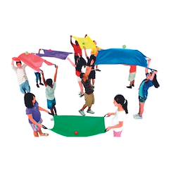 Jouet-Parachutes 2 personnes - lot de 6 - jouet éducatif pour enfants