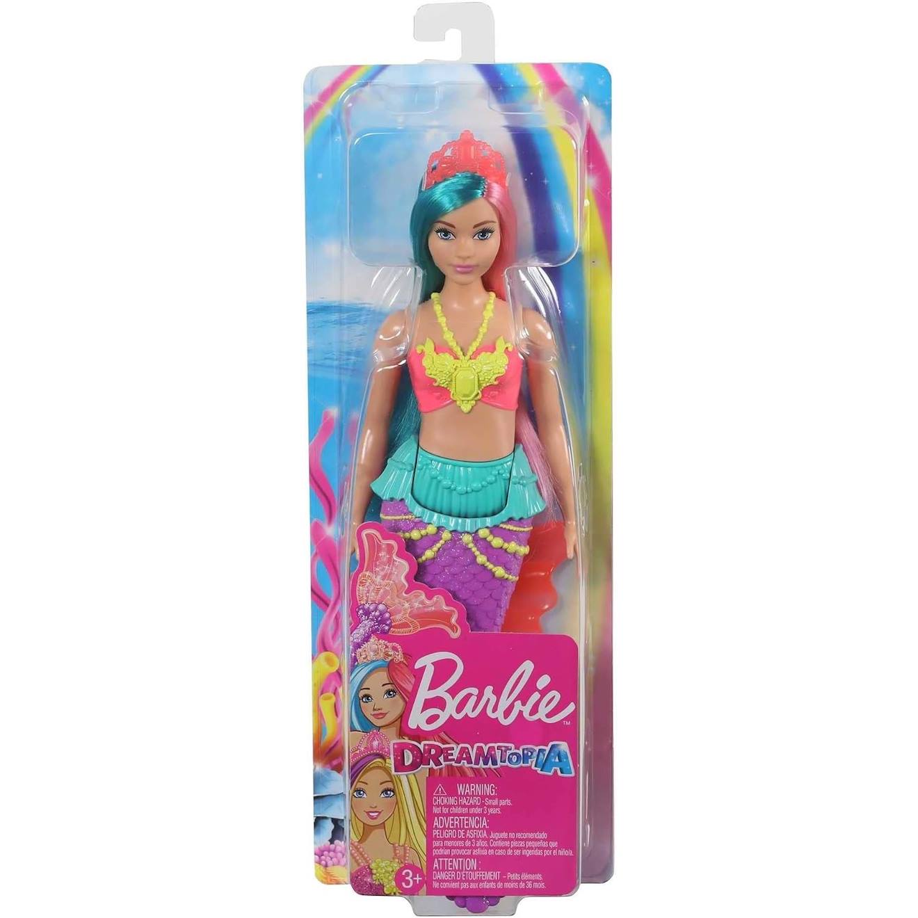 Barbie Dreamtopia Poupéé Mannequin Sirène Multicolore