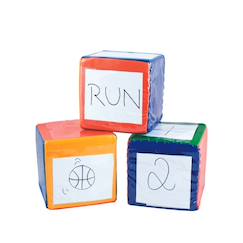Jouet-Premier âge-6 dés créatifs mousse - jouet éducatif pour enfants