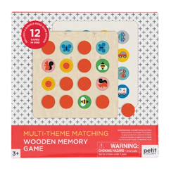 -Jeu de mémoire multithématique en bois – activité éducative dès 3 ans