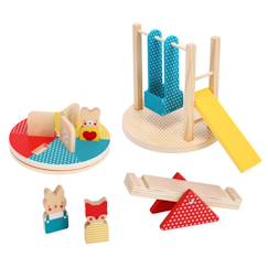 Jouet-Jeu en bois Le Parc – activité d’éveil avec animaux dès 12 mois