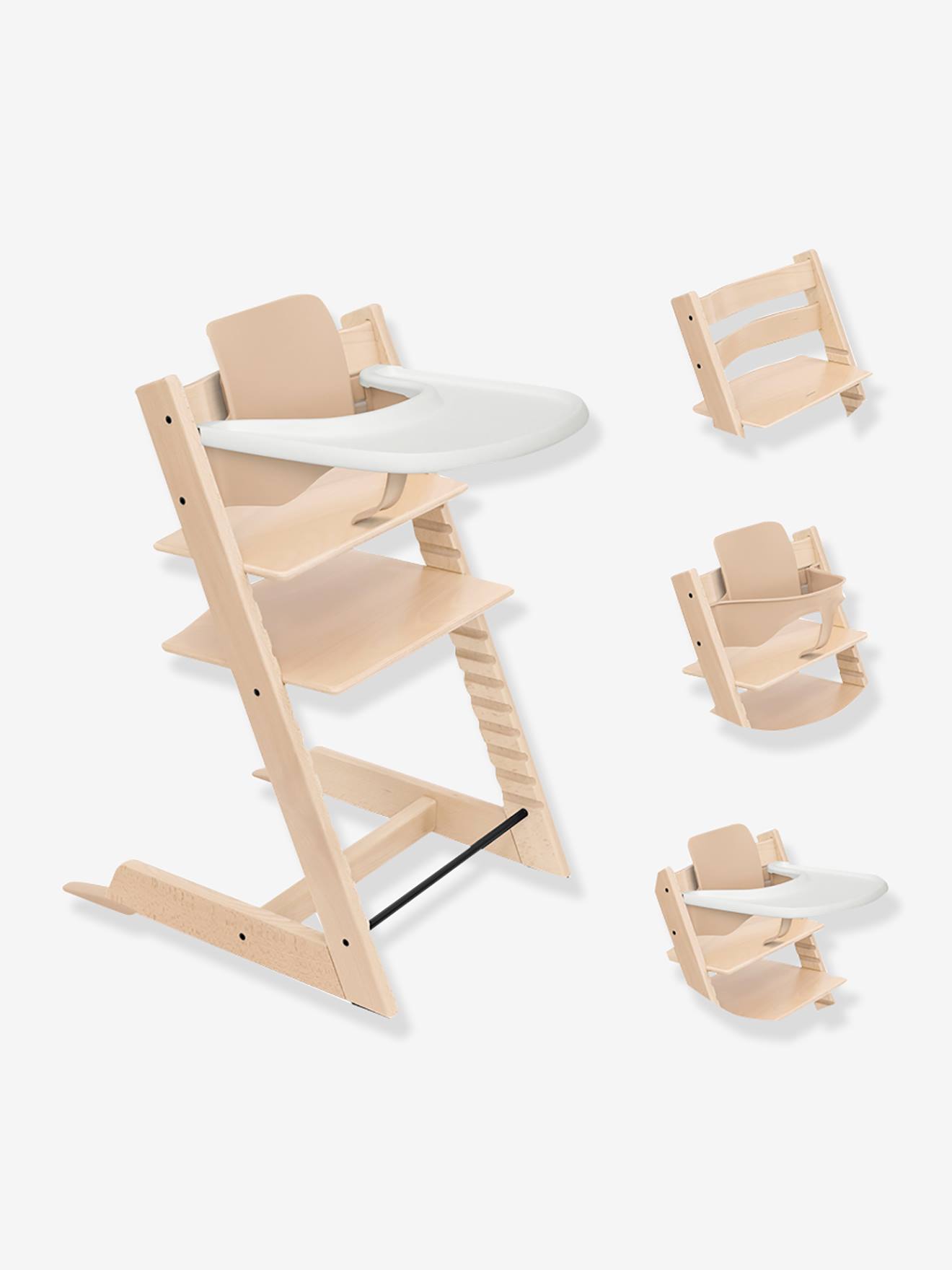 Tripp Trapp pack chaise + plateau beige