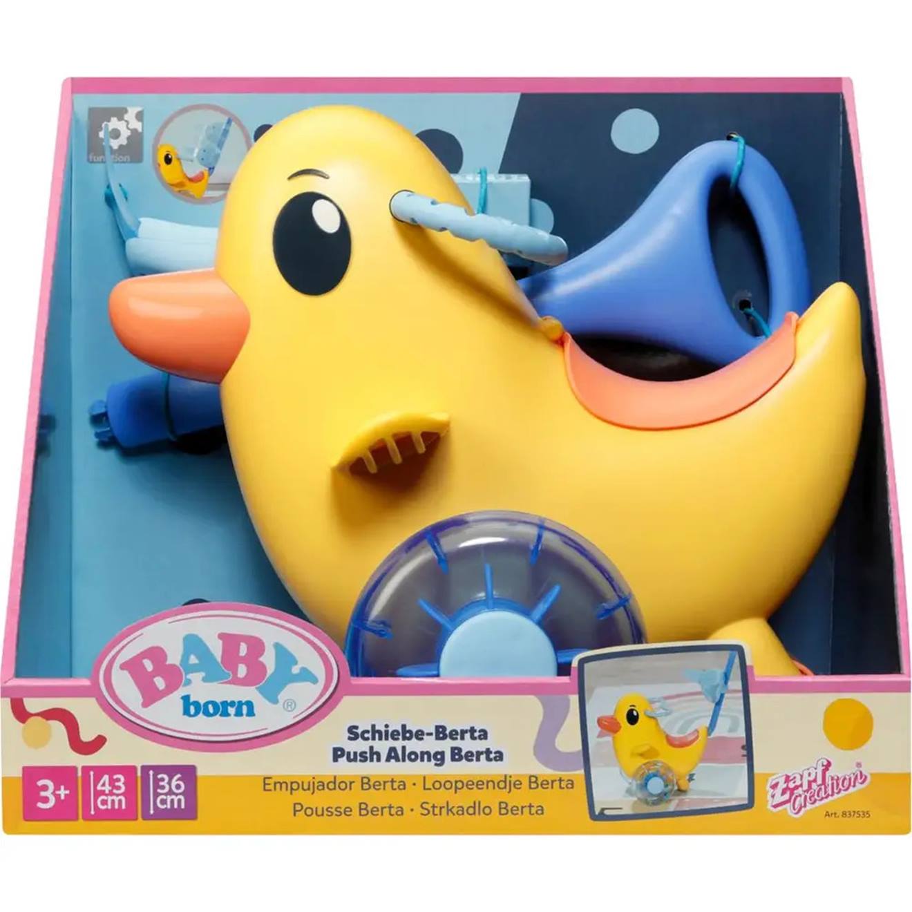 Baby Born Jouet À Pousser Multicolore