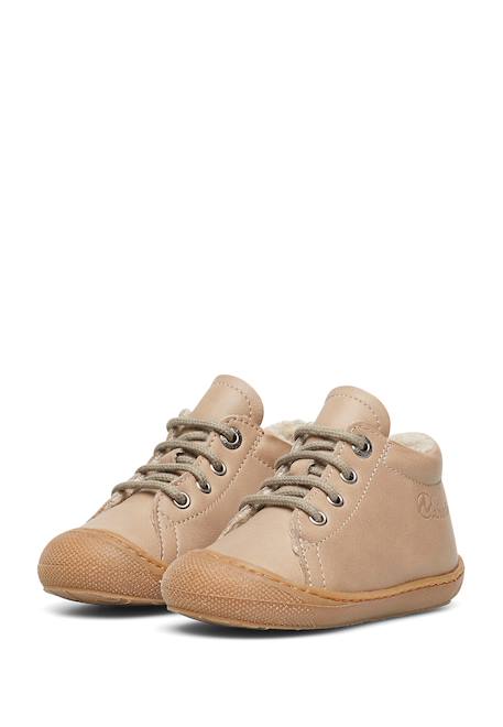 Chaussures premiers pas en cuir doublés en laine cocoon Anthracite-+Beige-+Bordeaux-+Cognac-+Marine-+Marron-+Rose clair-+Sage- 10 - vertbaudet enfant 