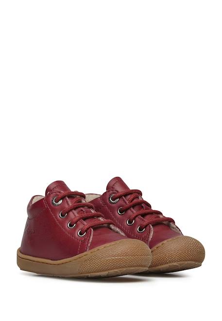 Chaussures premiers pas en cuir doublés en laine cocoon Anthracite-+Beige-+Bordeaux-+Cognac-+Marine-+Marron-+Rose clair-+Sage- 12 - vertbaudet enfant 