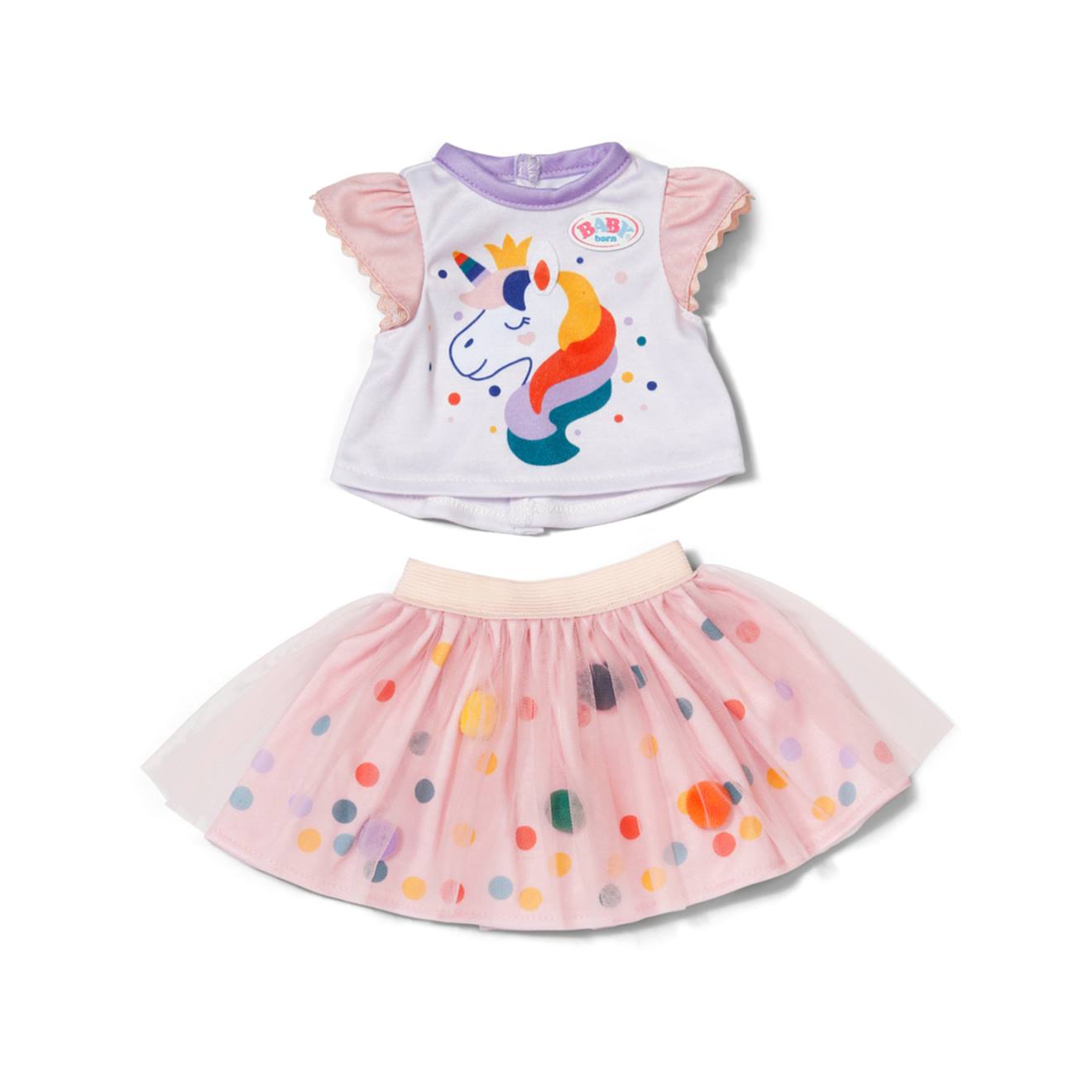 Baby Born Robe Licorne Avec Tutu 43 Cm Multicolore