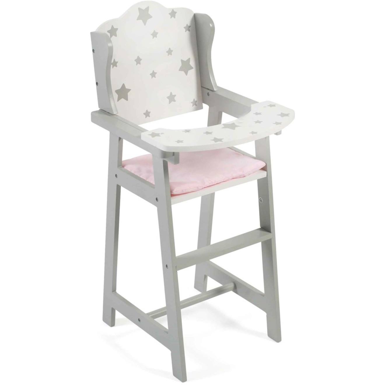 Stars - Chaise Haute De Poupée Gris
