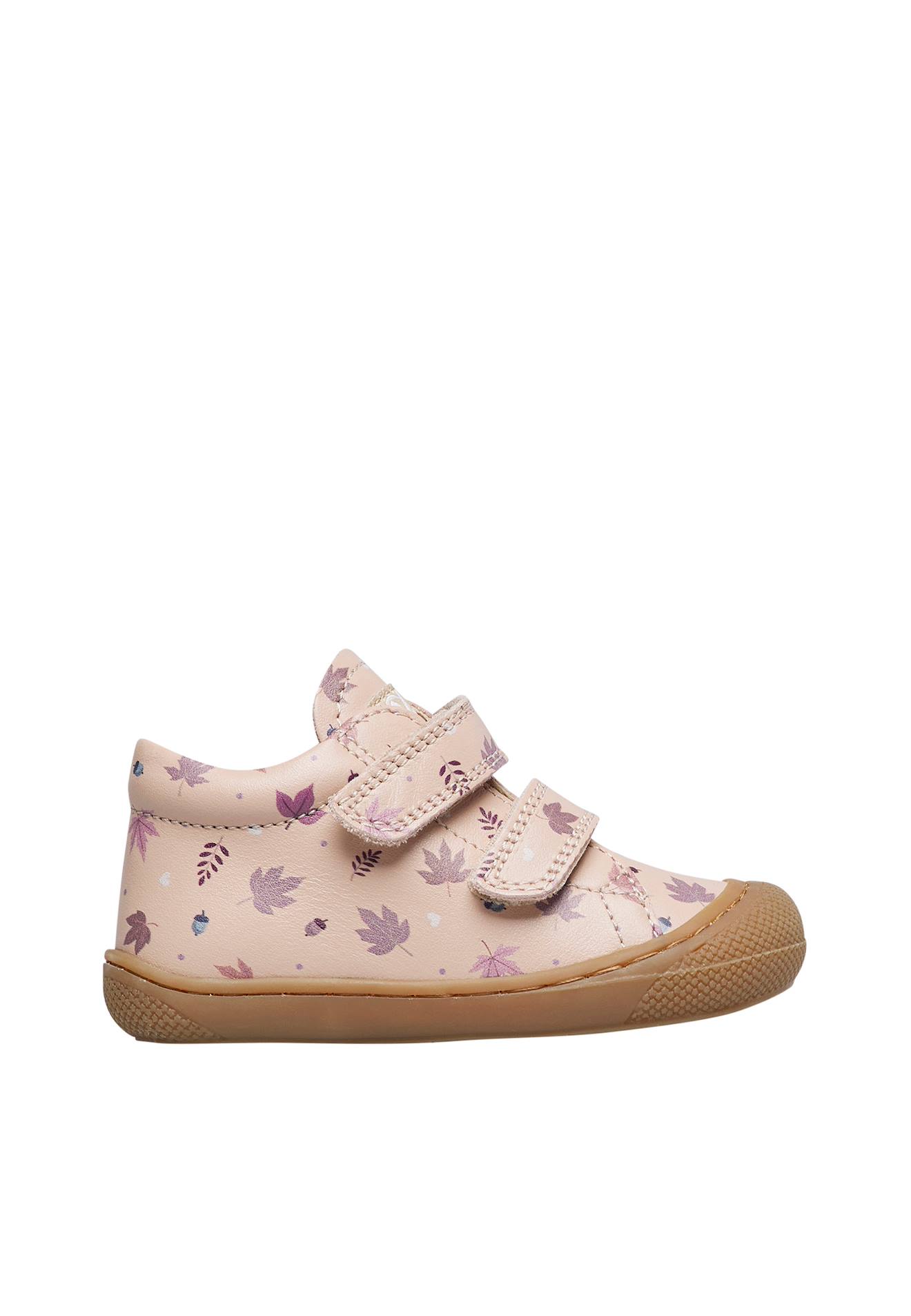 Chaussures Premiers Pas En Cuir Cocoon Vl Rose Poudré-