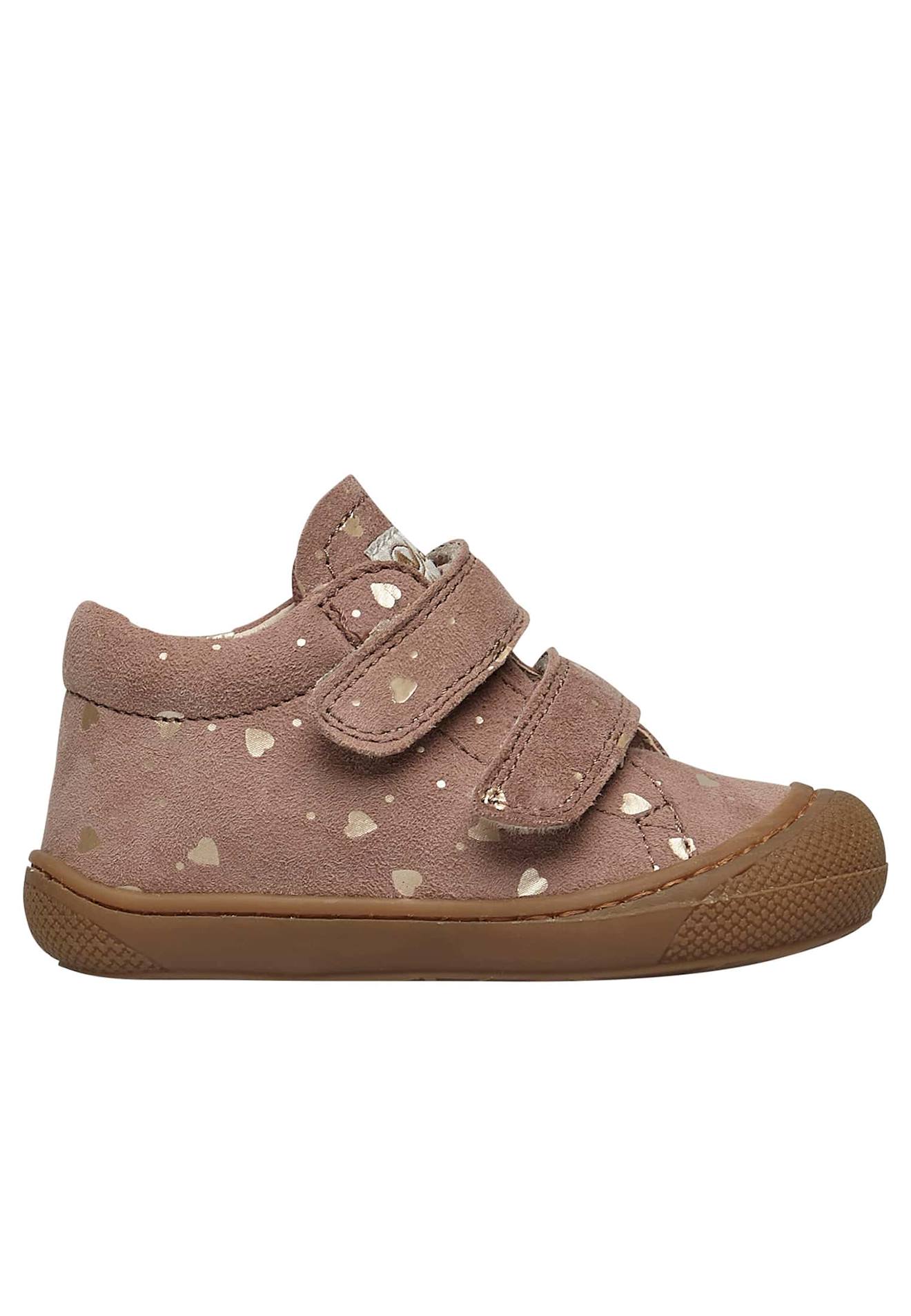 Chaussures Premiers Pas En Suède Cocoon Vl Rose Poudré-