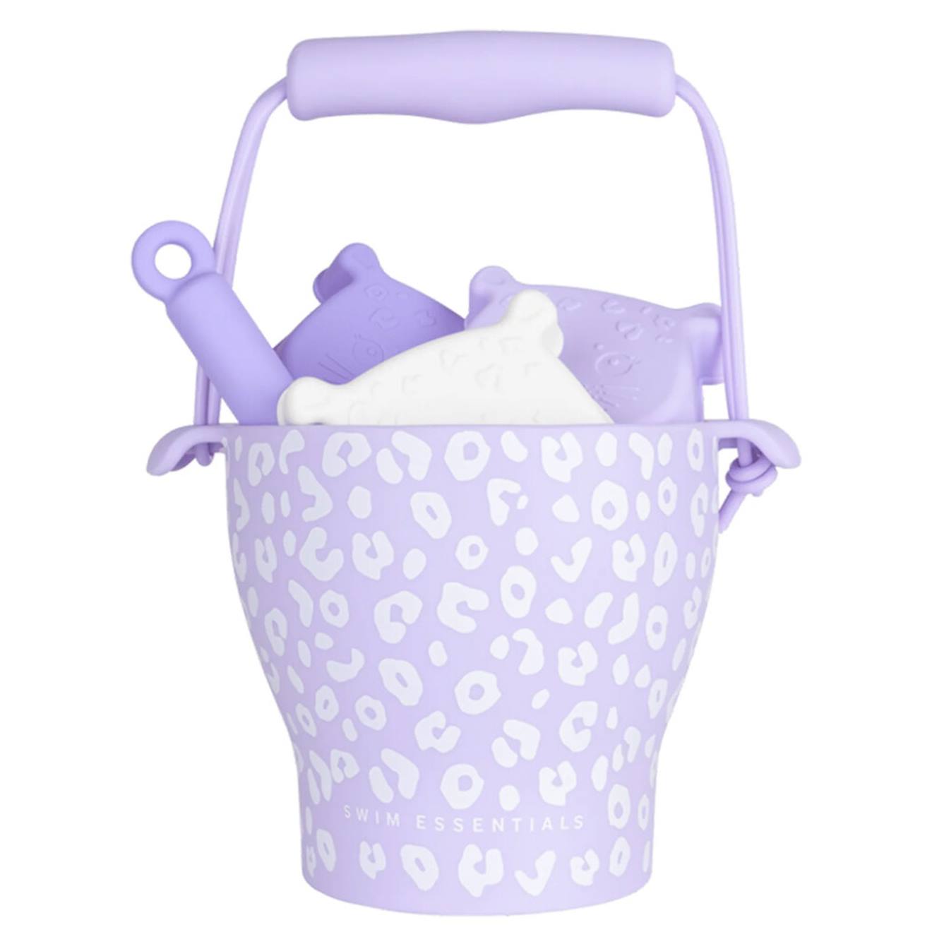 Set Jeu De Plage Thème Océan Avec Seau, Pelle Et Moules Purple