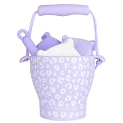 -Set jeu de plage thème océan avec seau, pelle et moules