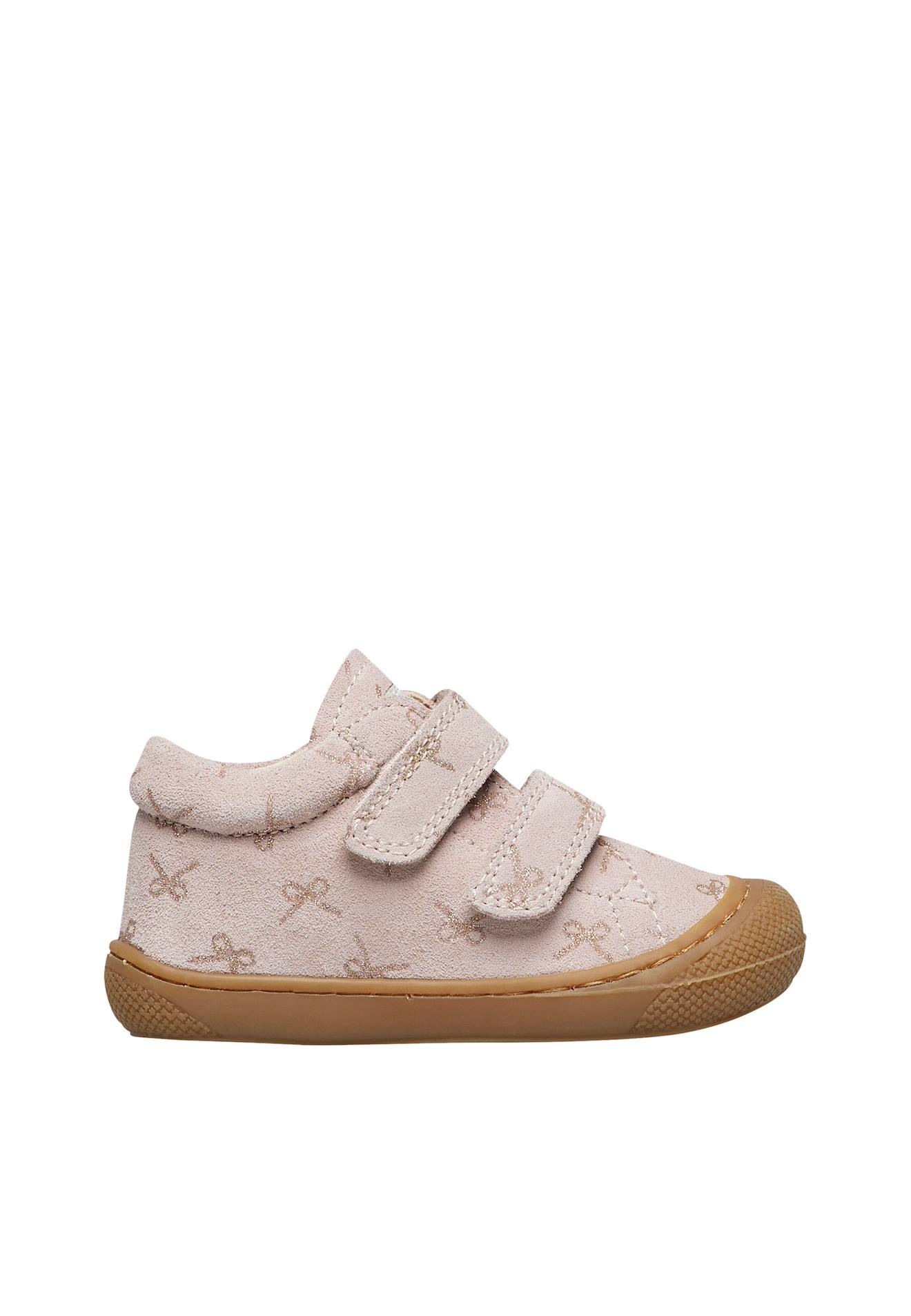 Chaussures Premiers Pas En Suède Cocoon Vl Rose Poudré-