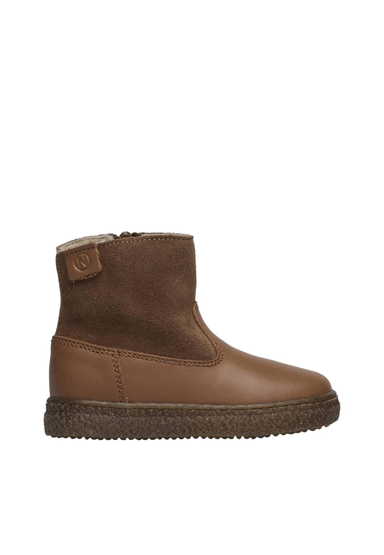 Bottines En Cuir Et Sude Alpina Cognac- 138 €