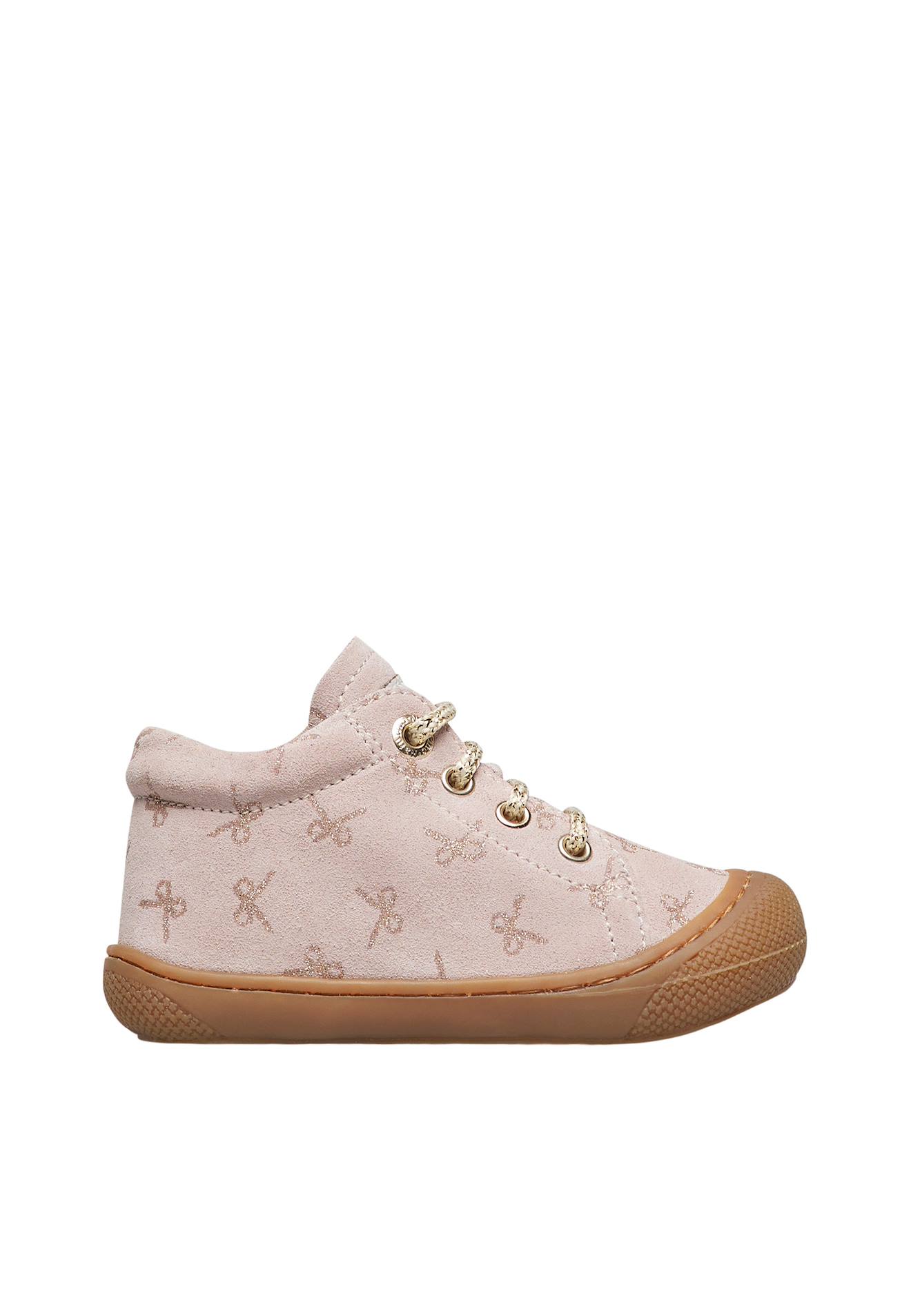 Chaussures En Suède Cocoon Rose Poudré-