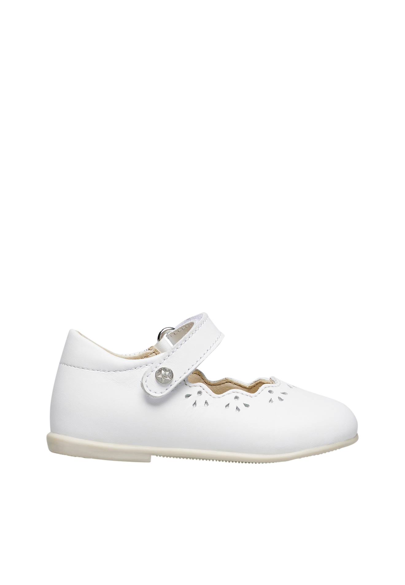 Ballerines En Cuir Olya Blanc-