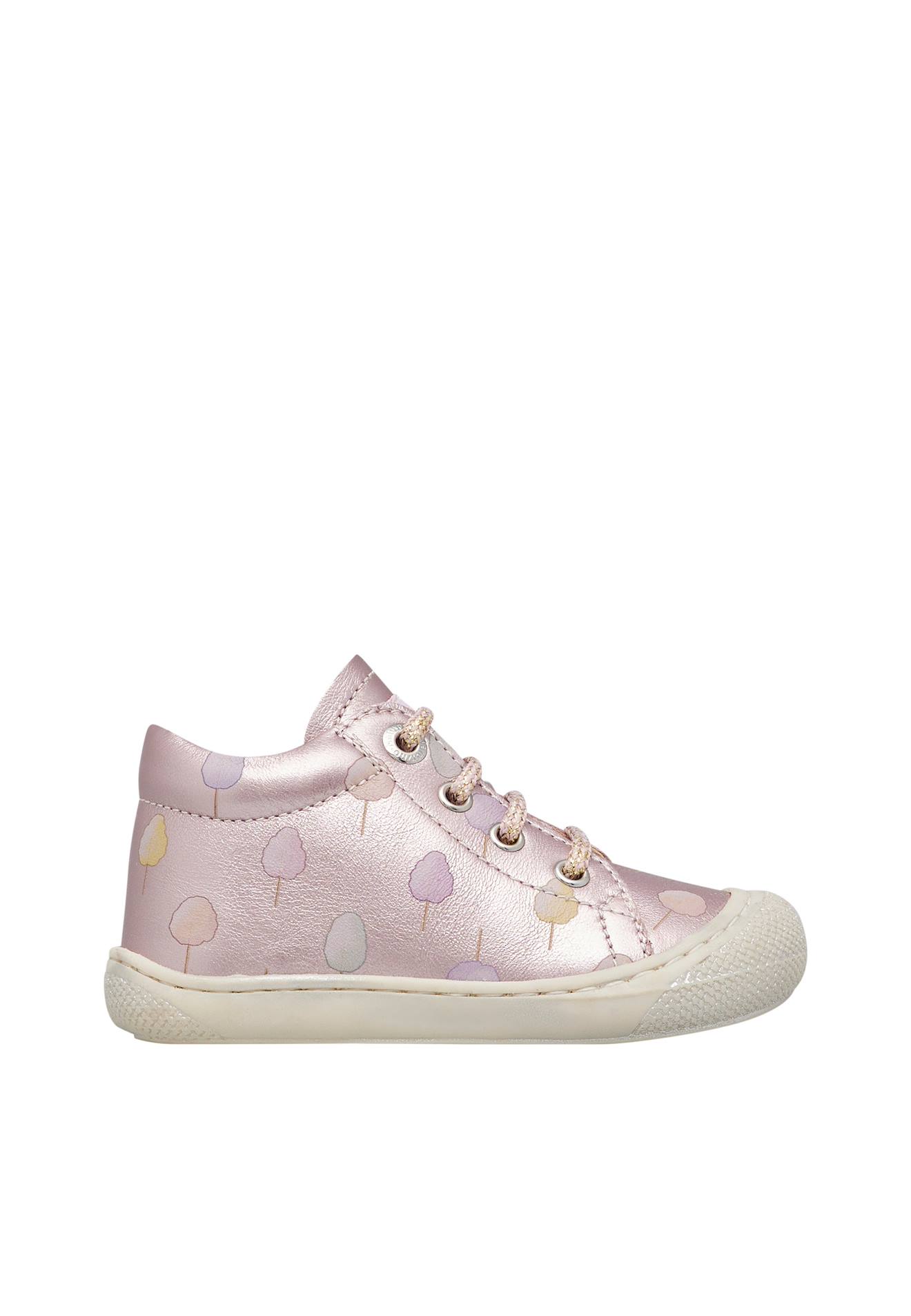 Chaussures Premiers Pas En Cuir Cocoon Rose Poudré-