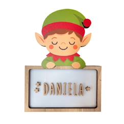 Linge de maison et décoration-Lampe de noël personnalisable