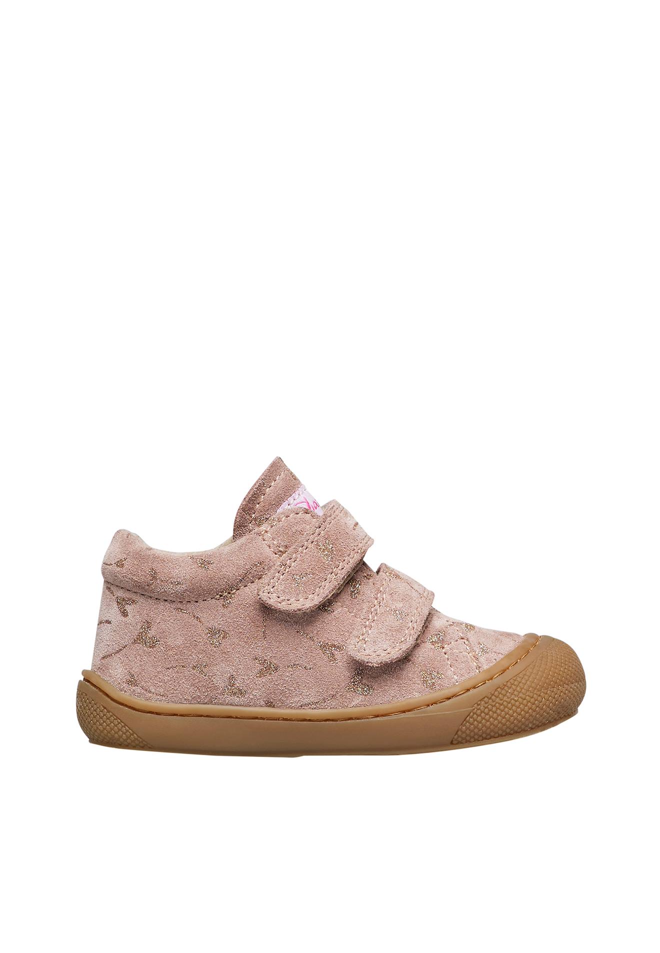 Chaussures Barefoot En Suède Cocoon Vl Rose Poudré-