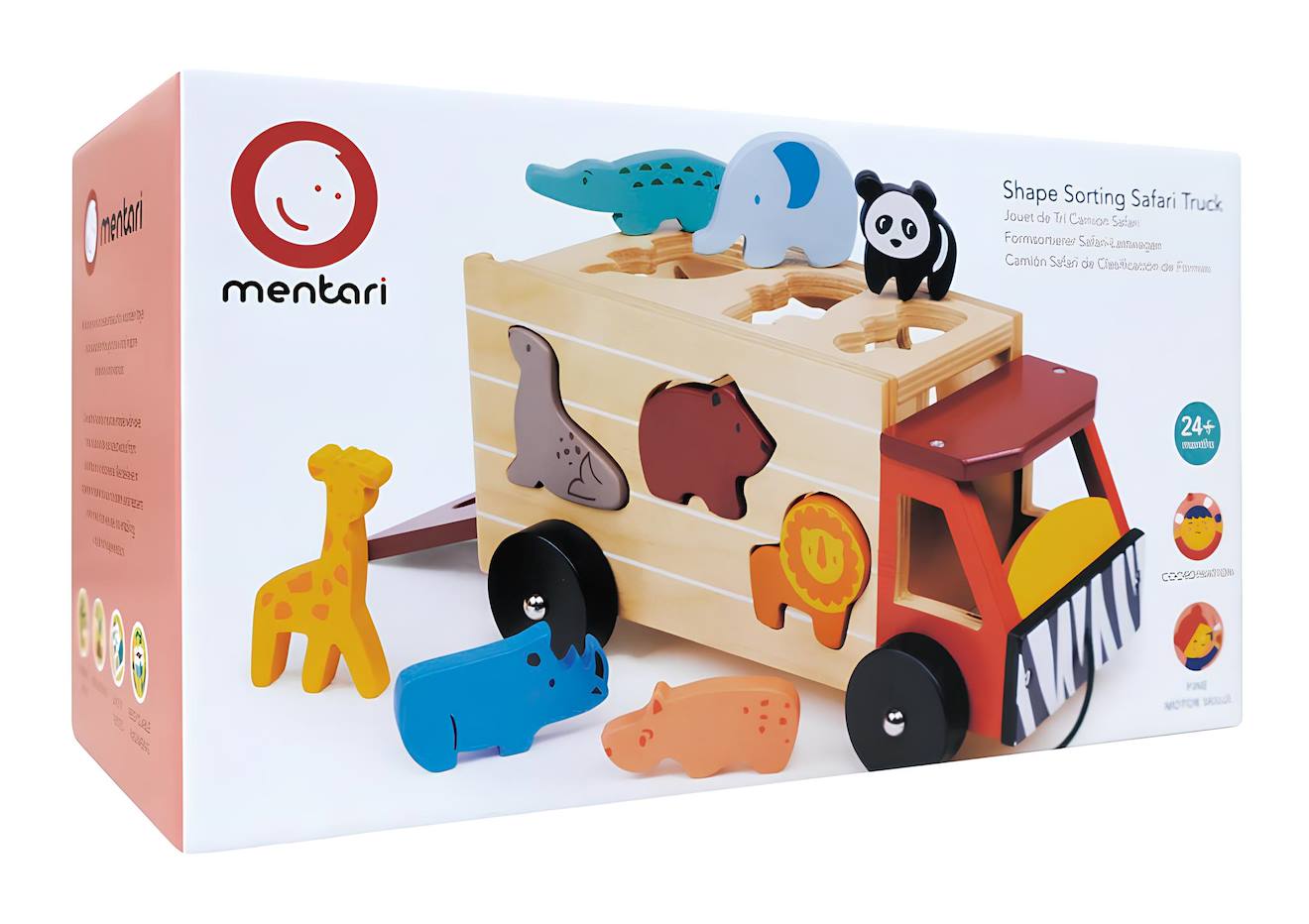 Camion De Safari À Tirer Multicolor (Mentari) - Image 1