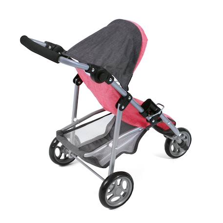 Petite poussette de jogging lola pour poupons Bleu+Gris et rose+Ros et gris+Rose+Rose clair+Rose et bleu+Rose et gris+Rose jean+Violet 7 - vertbaudet enfant 