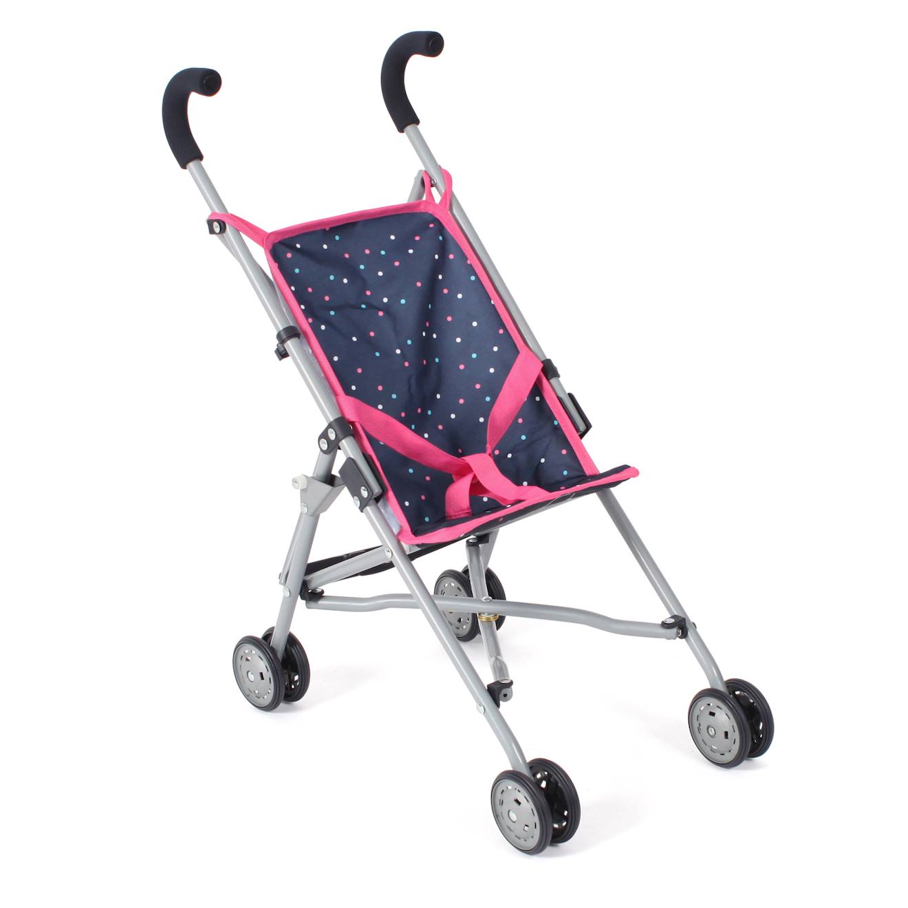 Mini-poussette Buggy Pour Poupons Roma Rose