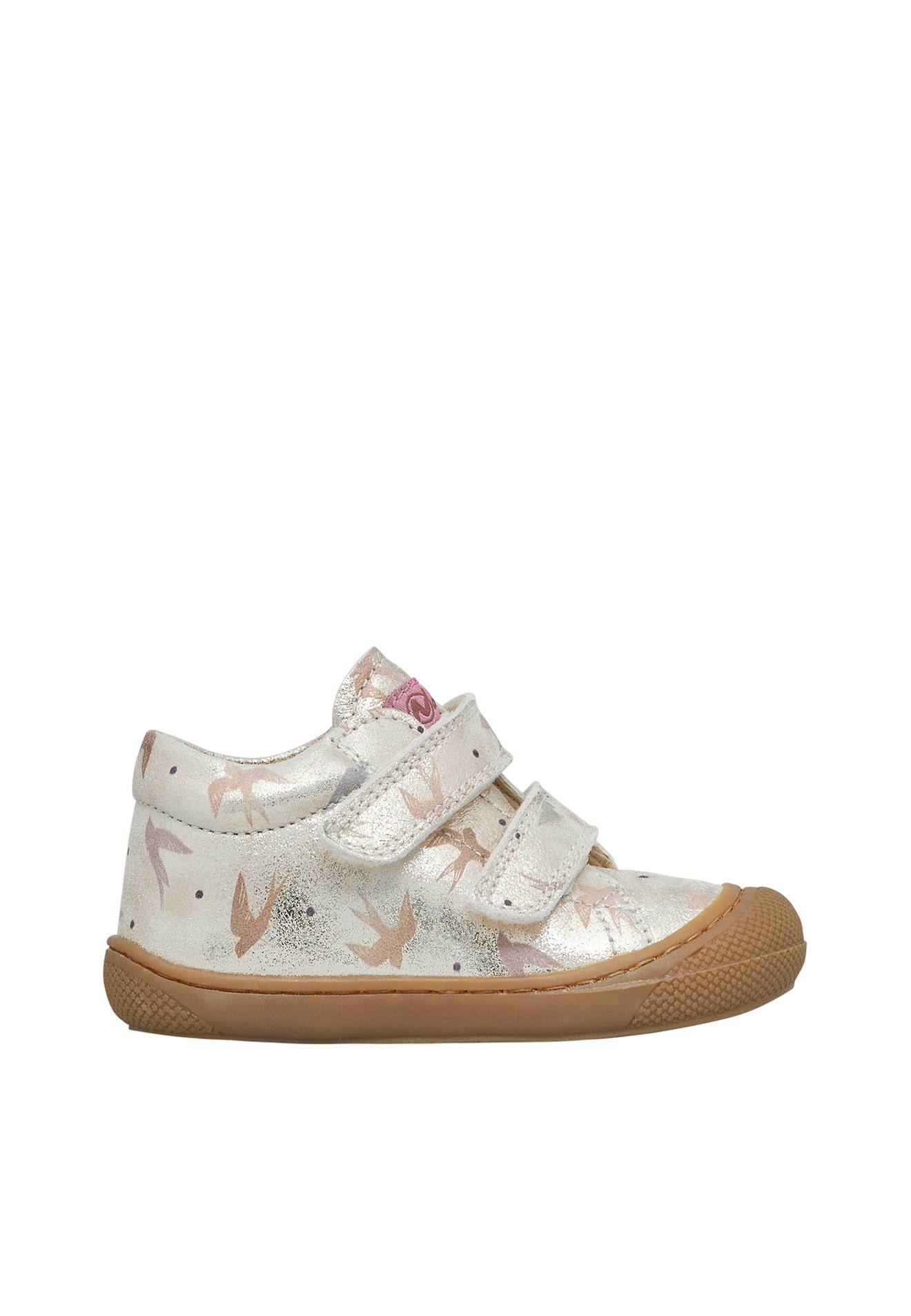 Chaussures Premiers Pas En Cuir Cocoon Vl Platine-