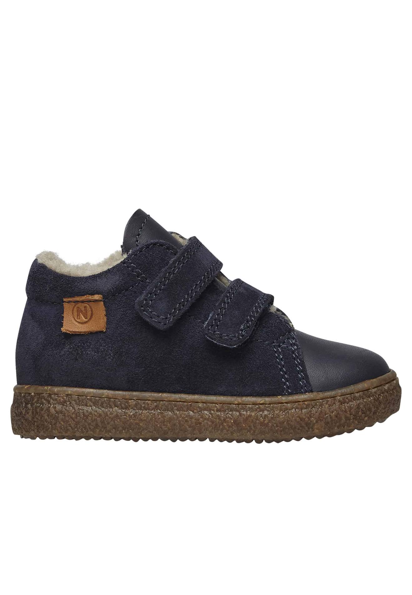 Baskets Doublées En Laine Albus Vl Bleu Nuit-