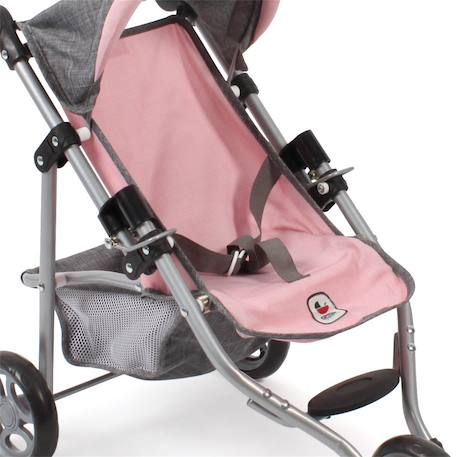 Petite poussette de jogging lola pour poupons Bleu+Gris et rose+Ros et gris+Rose+Rose clair+Rose et bleu+Rose et gris+Rose jean+Violet 13 - vertbaudet enfant 