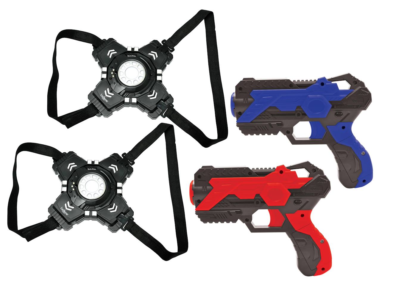 Set De 2 Laser Tag Avec Harnais Noir