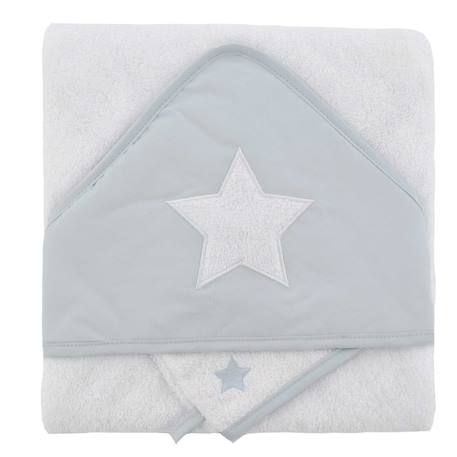 Fille-Peignoir de bain-Coffret sortie de bain brodée + gant étoile
