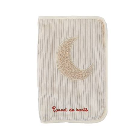 Domiva - Protège Carnet De Santé Lune Beige