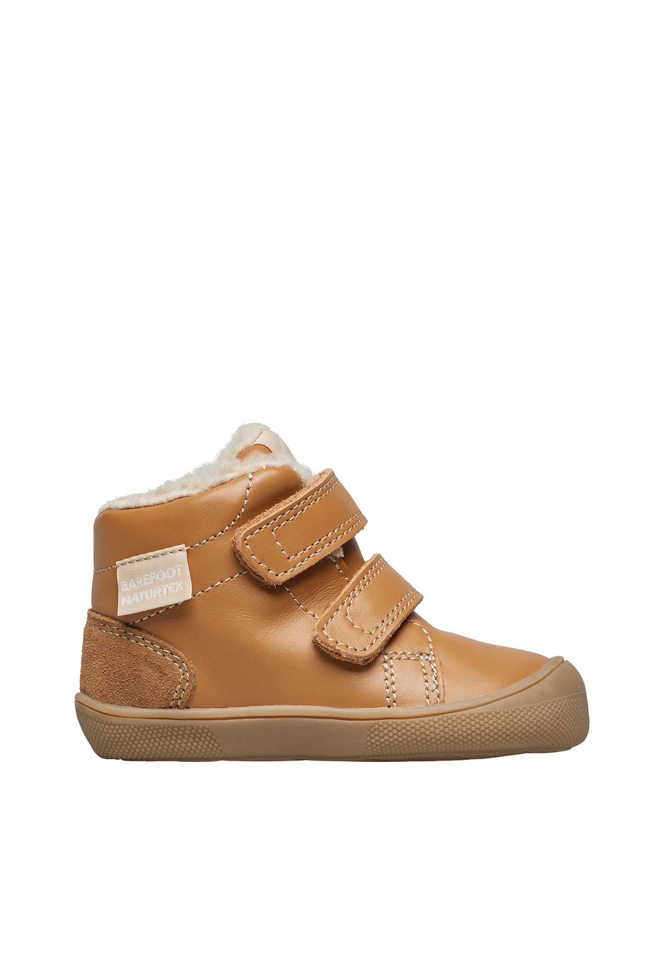 Chaussures Premiers Pas Barefoot En Cuir Barefoot Spinni Vl Wp. Cognac-