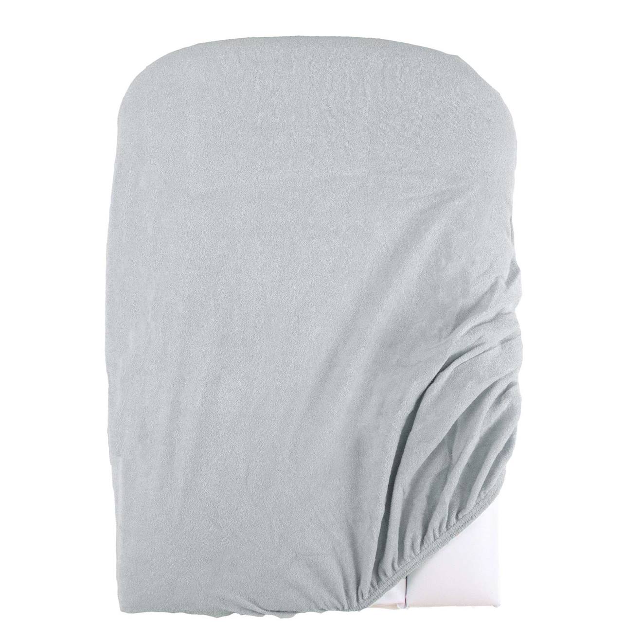 Housse De Matelas À Langer Éponge Gris Perle