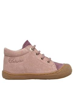 Chaussures-Chaussures bébé 17-26-Chaussures premiers pas en suède cocoon