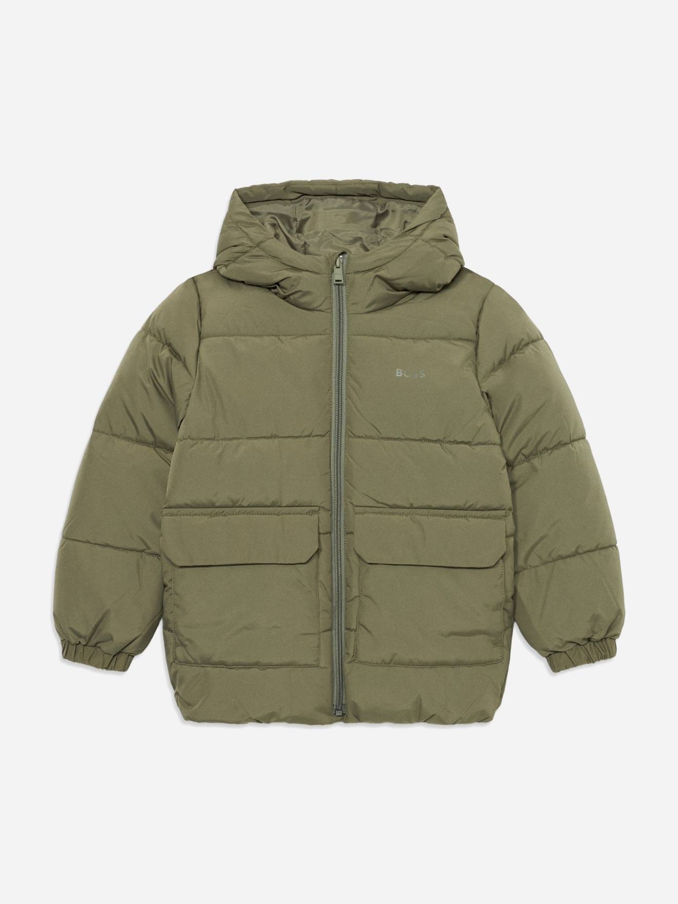 Doudoune À Capuche Vert