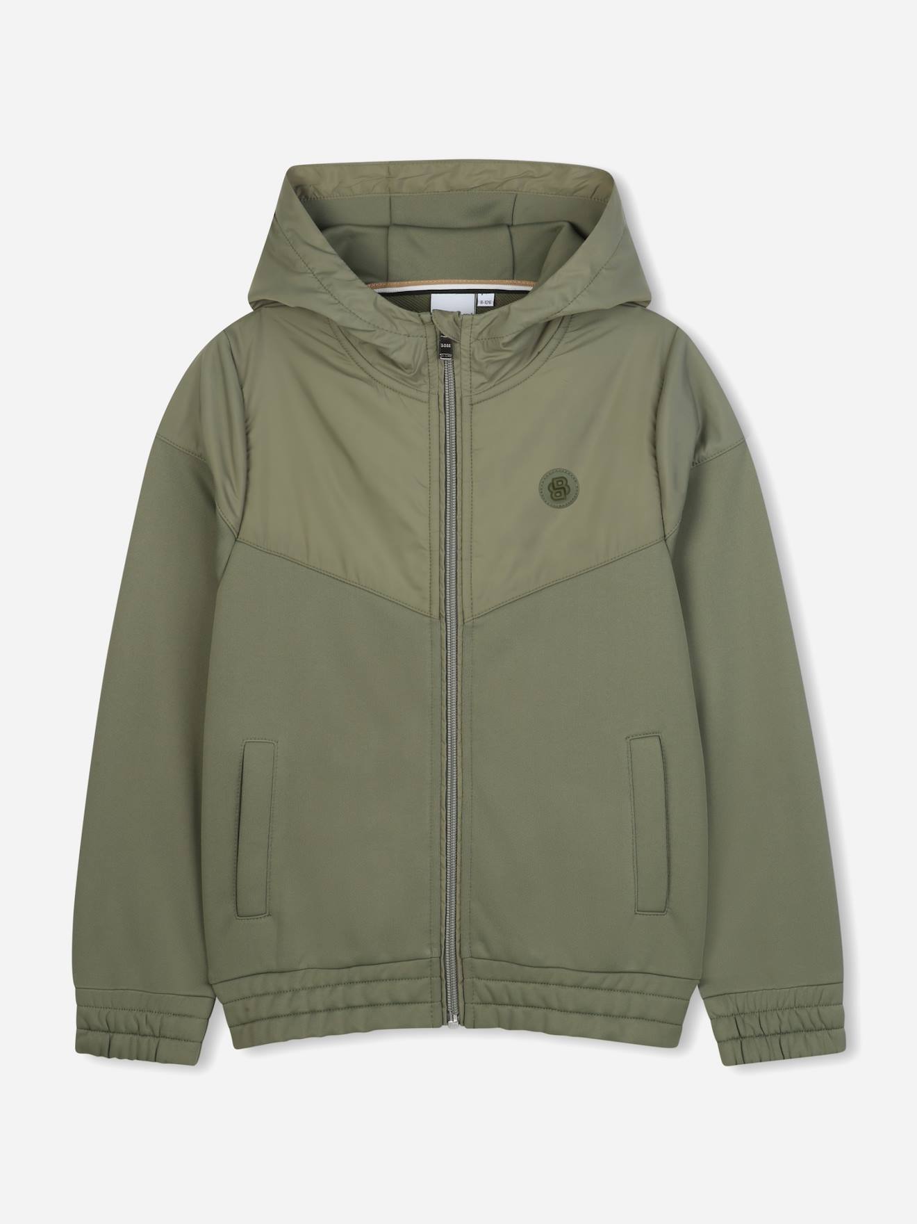 Sweat Zippé À Capuche Vert