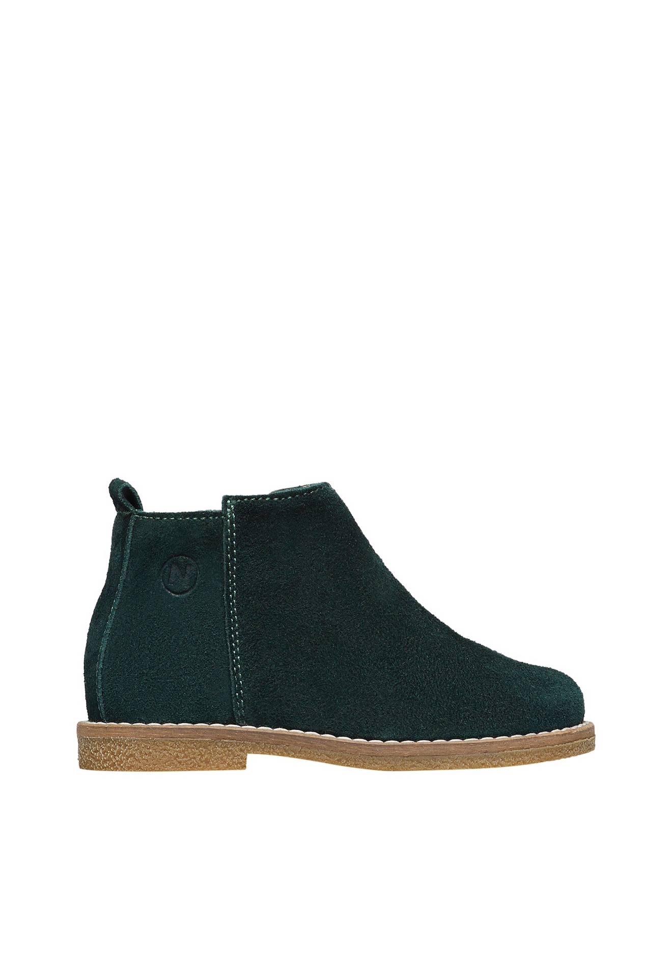 Chelsea Boots En Suède Avec Fermeture Éclair Arthur Vert Foncé-