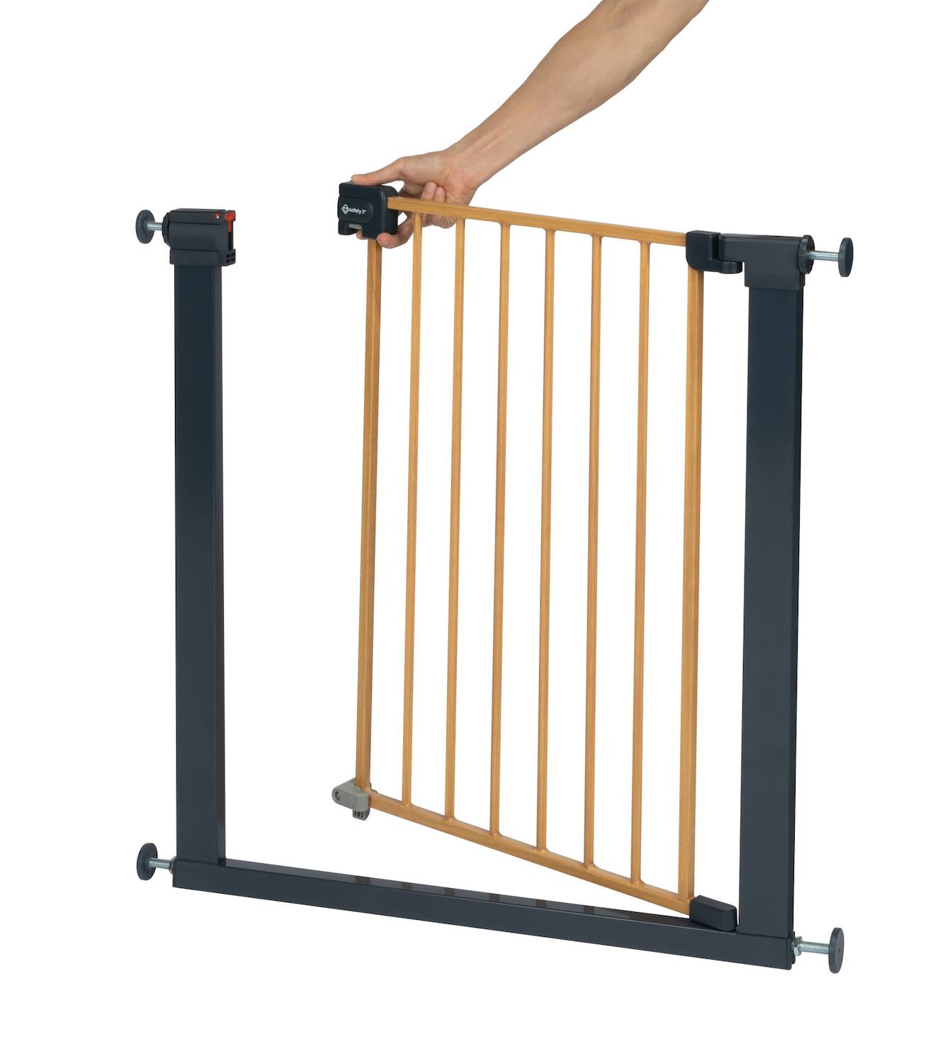 Barrière De Sécurité Easy Close Securetech Métal Effet Bois (Safety First) - Image 1