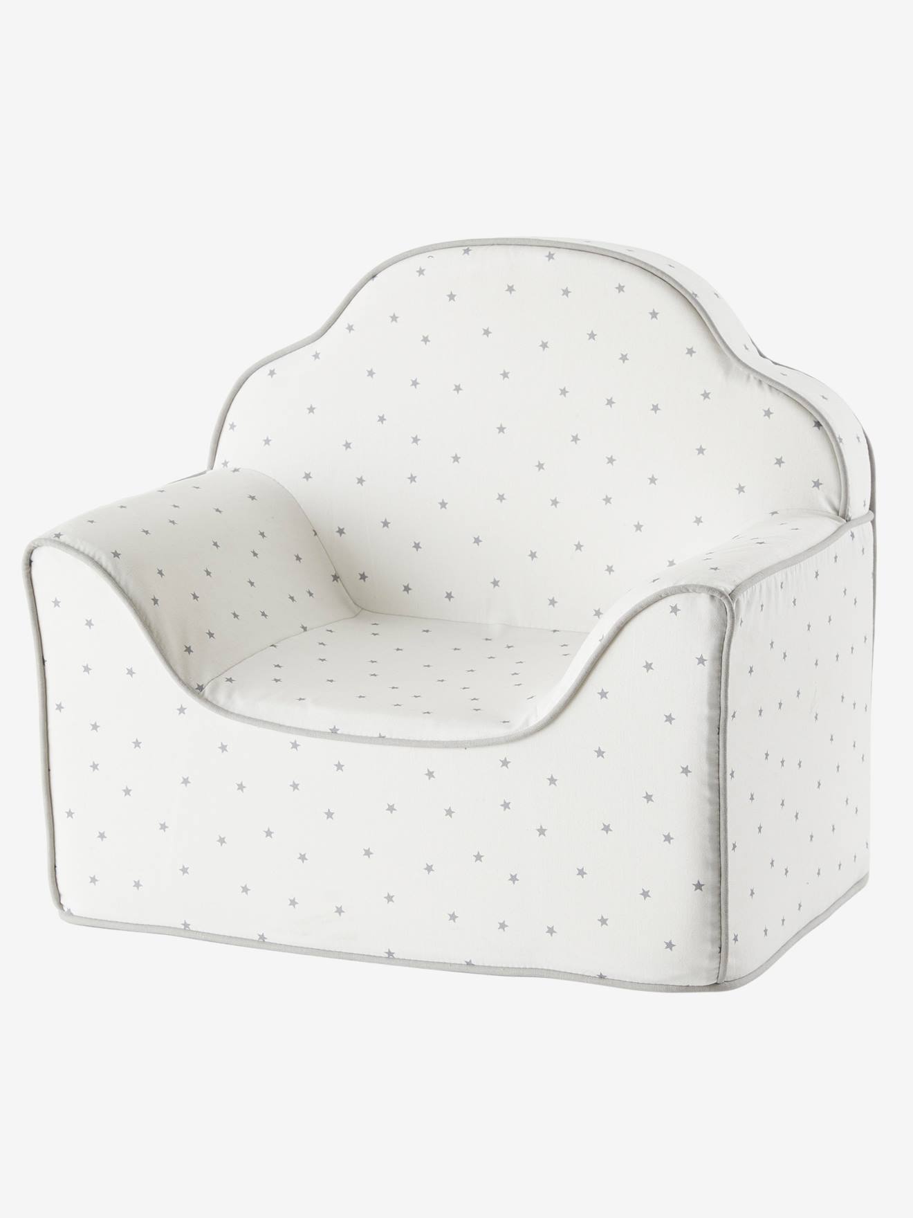 Fauteuil En Mousse Personnalisable Nuage Gris Clair Vertbaudet