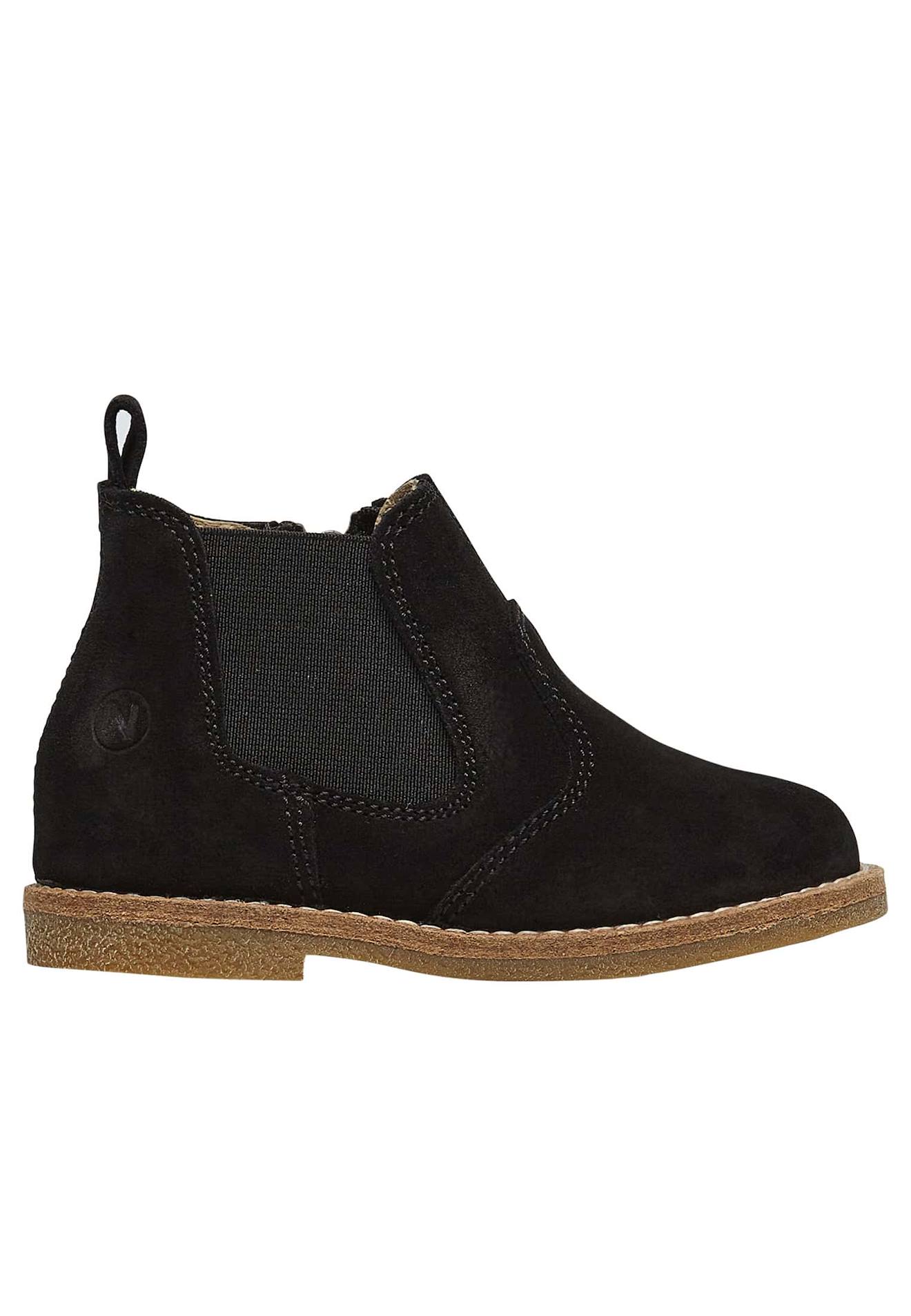 Chelsea Boots En Suède Avec Fermeture Éclair Arthur Noir-