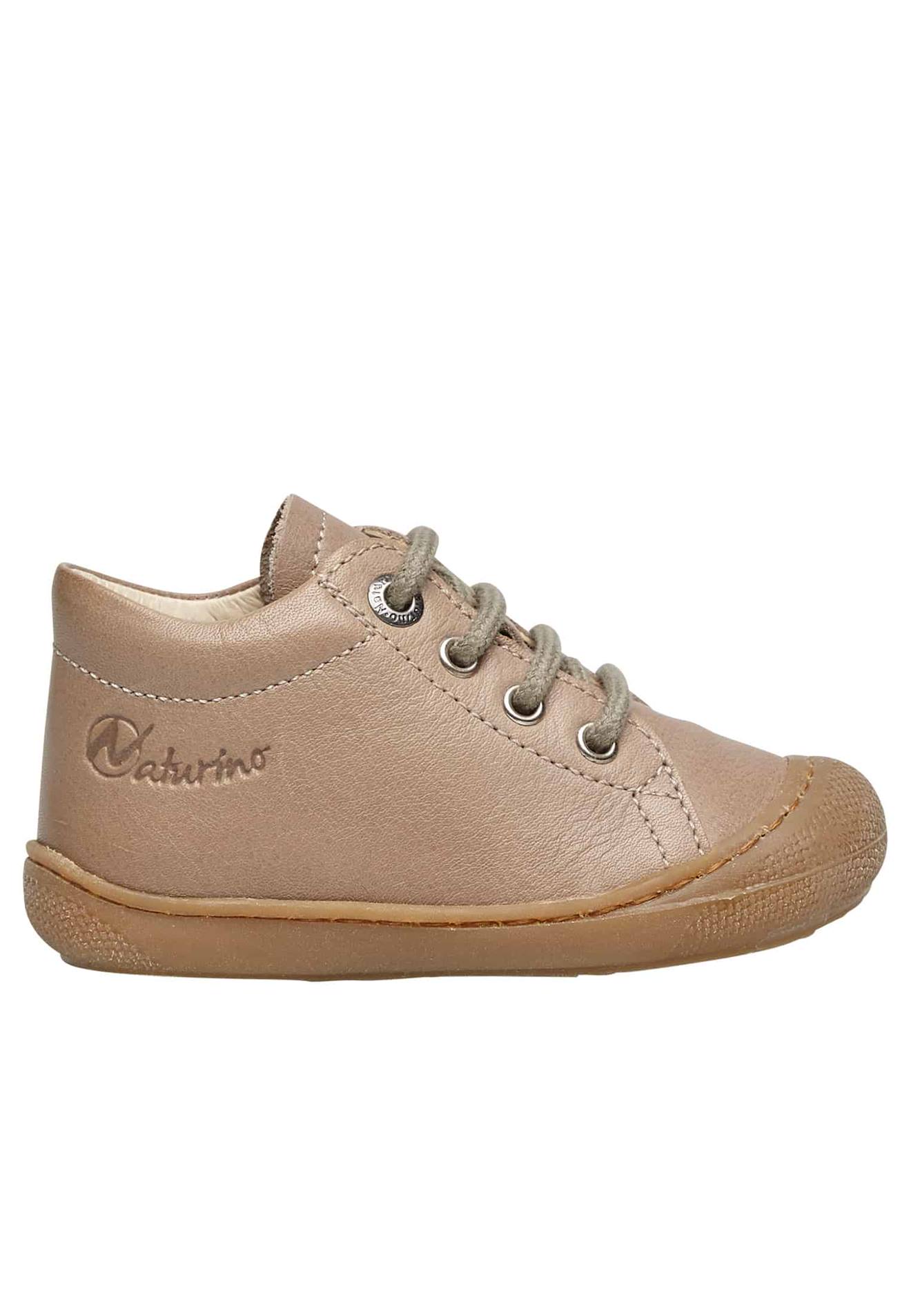 Chaussures Premiers Pas En Cuir Cocoon Beige