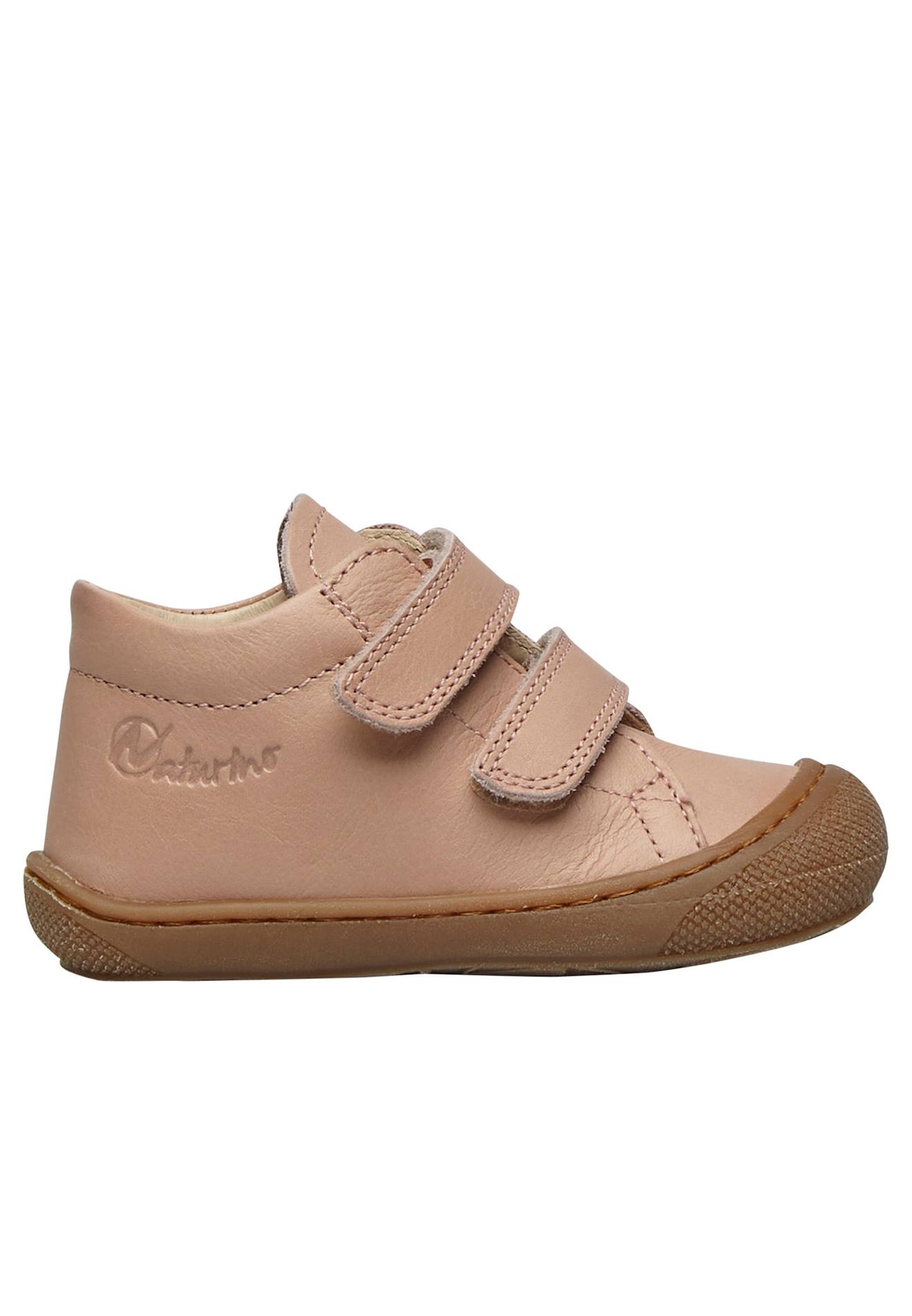 Chaussures Premiers Pas En Cuir Cocoon Vl Rose Poudré